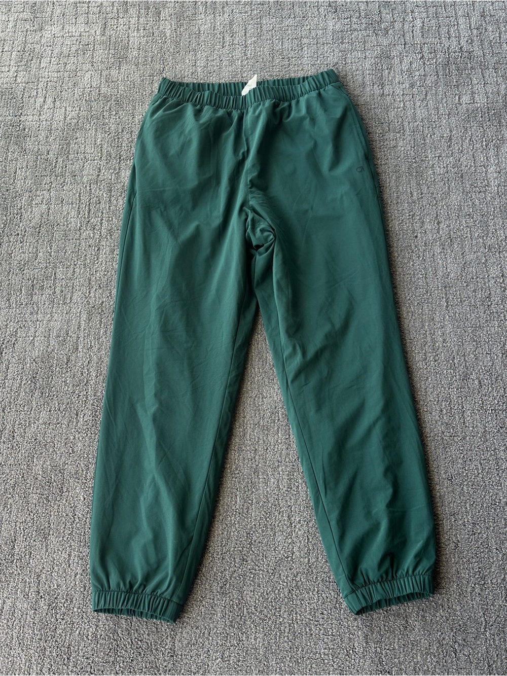 GapFit Reversible Forest Green Fleece-Lined Track Jogger Pants - Size M